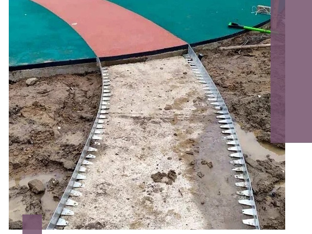 Металлические бордюры для дорожек в Морозовске — монтаж и изготовление