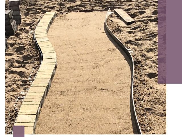 Металлические бордюры для тротуаров в Морозовске — прочные и долговечные