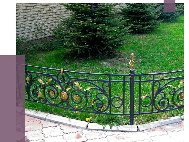 Кованые газонные ограждения в Морозовске от 7648 руб. — ПРОЛЁТ-Мрз